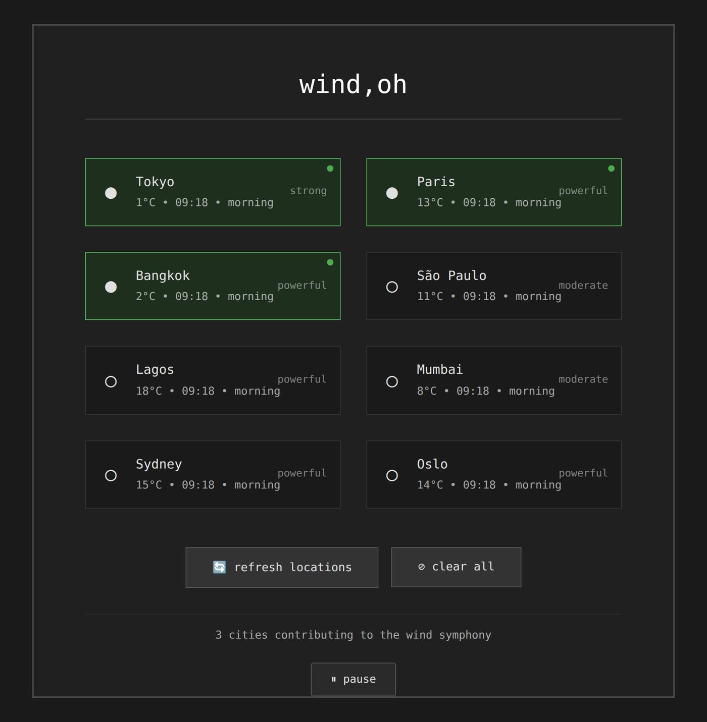 The first dark monospace version